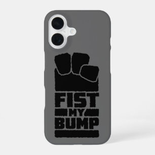Fist My Bump Funny Space Alien Design iPhone 16 Case
