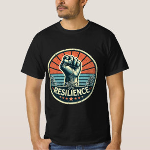 Fist of Resilience: Vintage Power T-Shirt