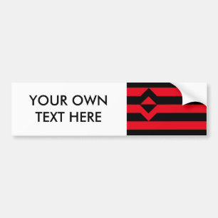FIST PRIDE FLAG BUMPER STICKER