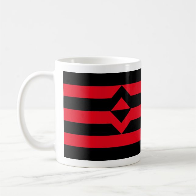 Fist Pride Flag Coffee Mug (Left)