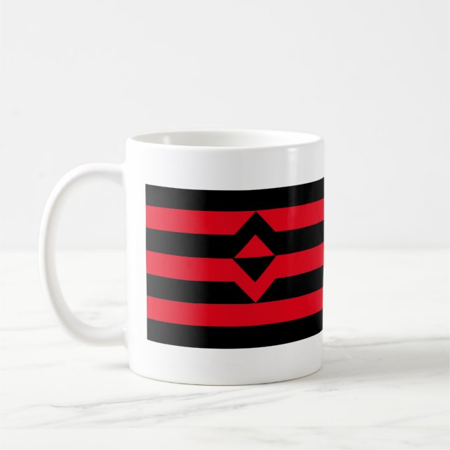 Fist Pride Flag Coffee Mug (Left)