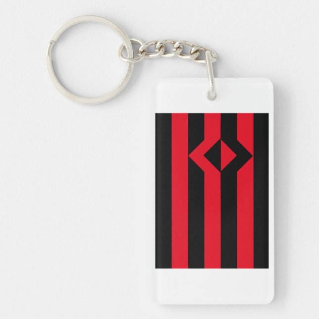 FIST PRIDE FLAG KEY RING (Front)