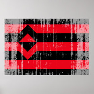 FIST PRIDE FLAG POSTER
