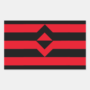 Fist Pride Flag Rectangular Sticker