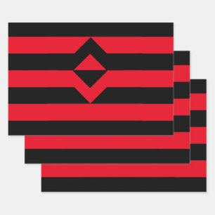 Fist Pride Flag Wrapping Paper Sheet