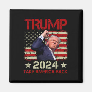Fist Pump Shot At Trump 2024 Trump Survives Rally Magnet