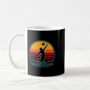 Fistball sports Retro Sunset aesthetic graphic dra Coffee Mug