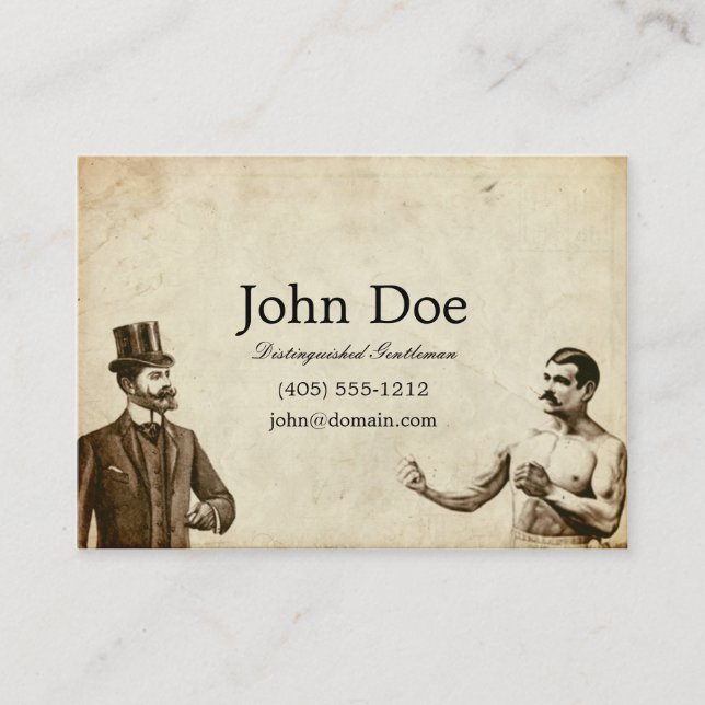 Fisticuffs Calling Card (Front)