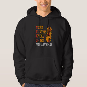 Fists Elbows Knees Shins Fighter Sport Combat Love Hoodie