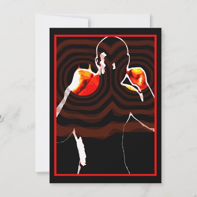 fists of fire boxing invitation (Front)