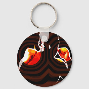 fists of fire fighter key ring