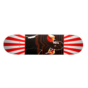fists of fire. skateboard