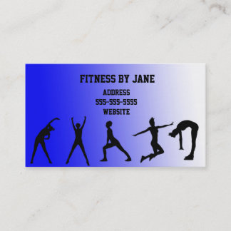 fit blue business card