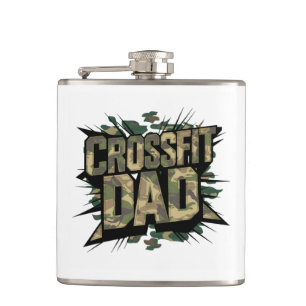 Fit Father Explosive Camouflage CrossFit Flaski Hip Flask