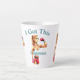 Fit Female Boxer Thunder_Cove Latte Mug