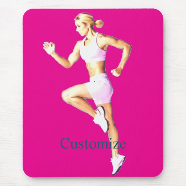 Fit Female Boxer Thunder_Cove Mouse Pad (Front)