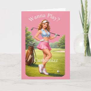 Fit Female Golfer Thunder_Cove Card