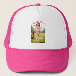 Fit Female Golfer Thunder_Cove Trucker Hat