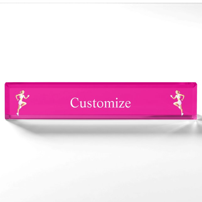 Fit Female Runner Thunder_Cove Nameplate (Front)