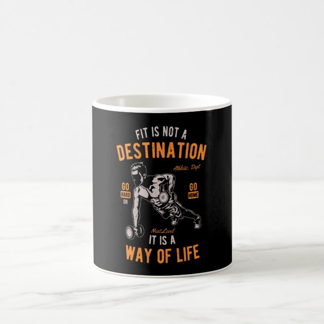 Fit Is Not A Desination Coffee Mug (Center)