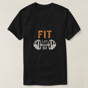 Fit Life On Barbell Fitness Shirt