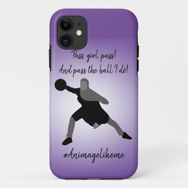 Fit Muslim Girl Basketball Player Case-Mate iPhone Case (Back)
