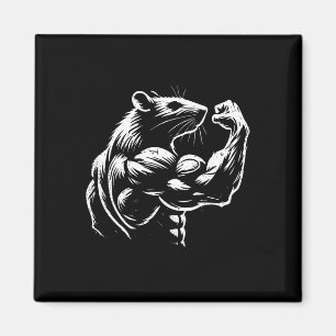 Fit Rat Weight Training Deadlift Gym Weightlifting Magnet