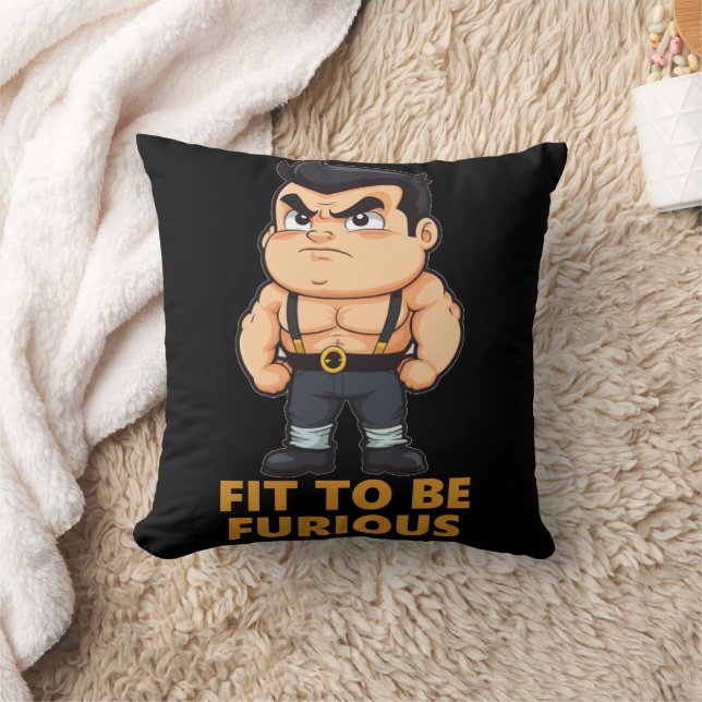 Fit to be Furious Cushion (Blanket)