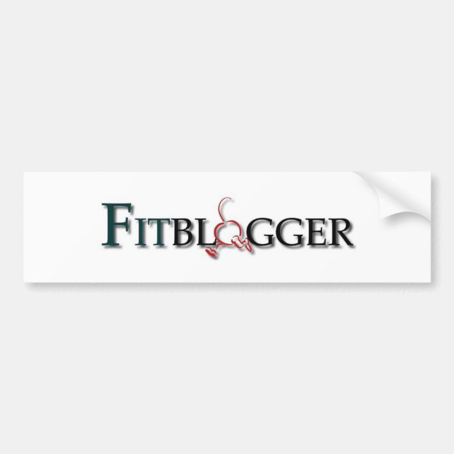 Fitblogger Logo Bumper Sticker (Front)