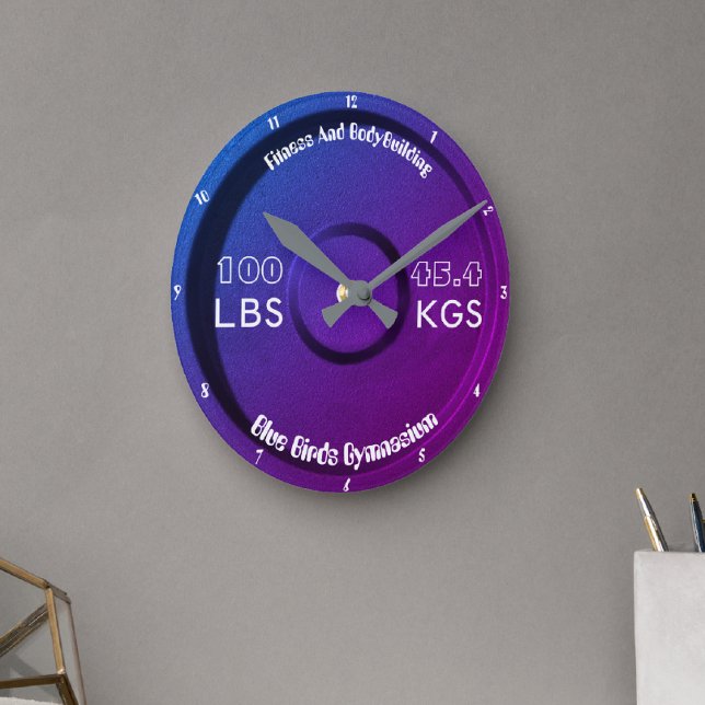 Fitness And Bodybuilding Gymnasium 100LBS/45.4KGS Round Clock (Creator Uploaded)