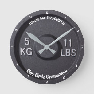 Fitness And Bodybuilding Gymnasium Clock