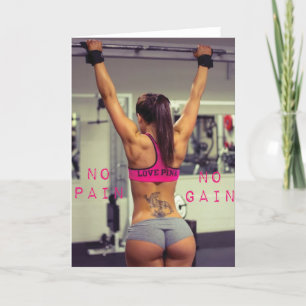 Fitness and Bodybuilding Motivation Card