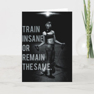 Fitness and Bodybuilding Motivation Card