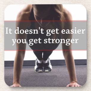 Fitness and Bodybuilding Motivation Coaster