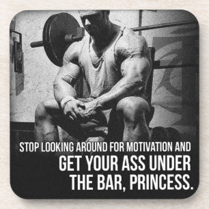 Fitness and Bodybuilding Motivation Coaster