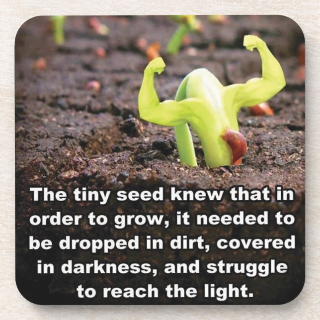 Fitness and Bodybuilding Motivation Coaster (Front)