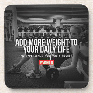 Fitness and Bodybuilding Motivation Coaster