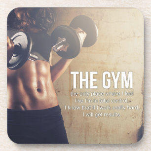 Fitness and Bodybuilding Motivation Coaster