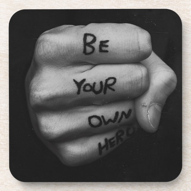 Fitness and Bodybuilding Motivation Coaster (Front)