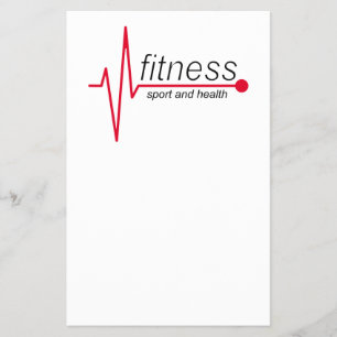 Fitness and sport flyer