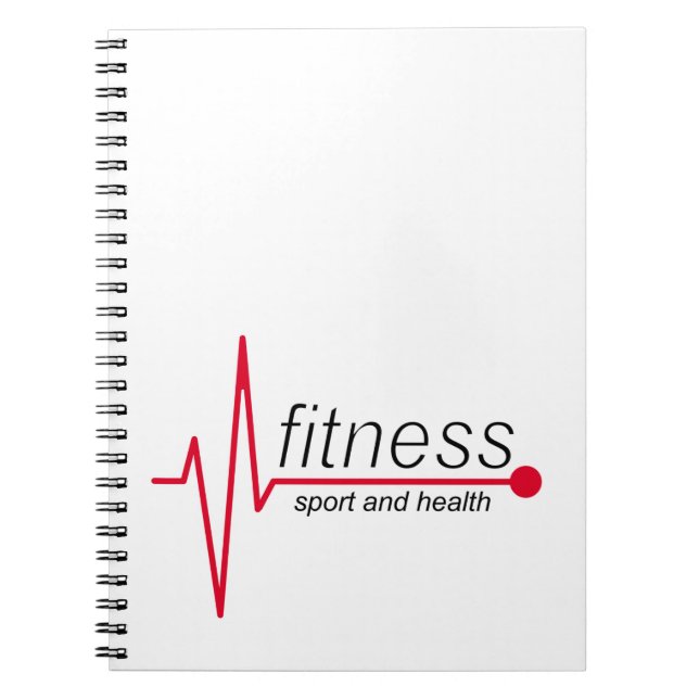 Fitness and sport notebook (Front)