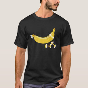 Fitness Banana Gym Workout Fruit T-Shirt