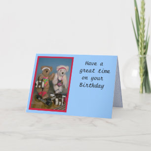 Fitness bears holiday card