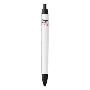 Fitness Black Ink Pen