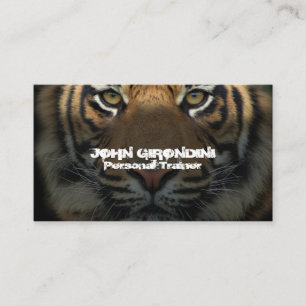 Fitness Bodybuilding Nutrition Personal Trainer Business Card