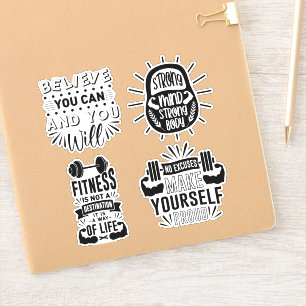 Fitness Bundle Work out Gym Set Motivational 