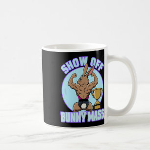 Fitness Bunny Bodybuilder Show Off Bunny M Funny R Coffee Mug