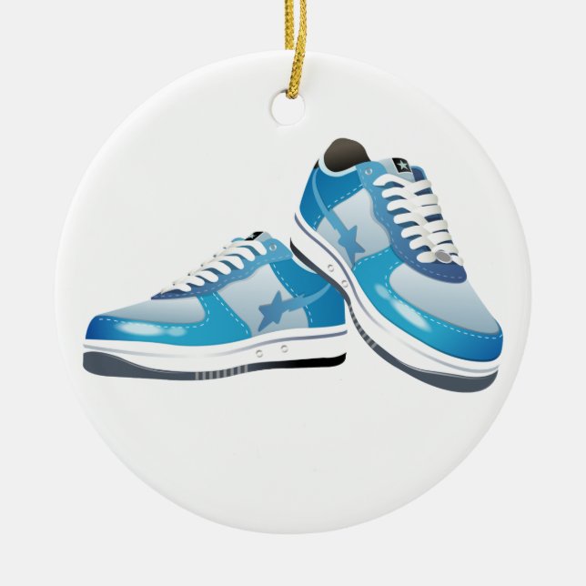 Fitness! by SRF Ceramic Ornament (Front)