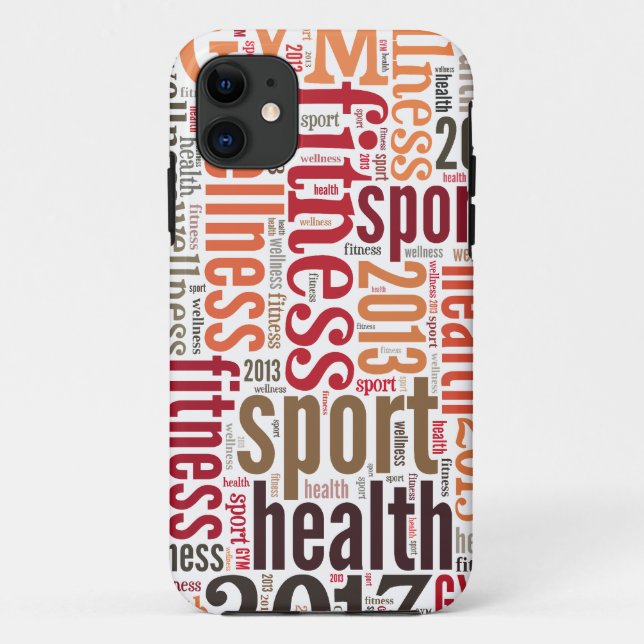 Fitness Case-Mate iPhone Case (Back)