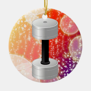 Fitness! Ceramic Tree Decoration